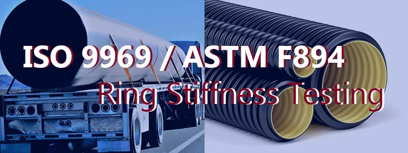ISO 9969 / ASTM F894 - 열가소성 파이프 - 원 강성 측정시험