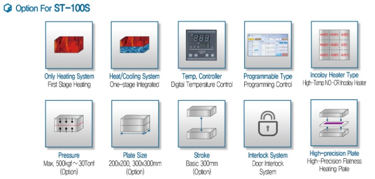 SALT Co., Ltd.'s Hot Press/Heating Press/Heating Hot Press Series (ST-100 Series)