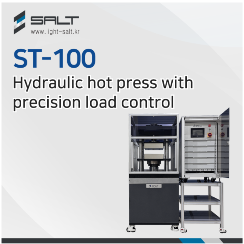 Precision Load Control Hydraulic Heating Press ST-100 / Hydraulic Press / Heating Press / Hot Press